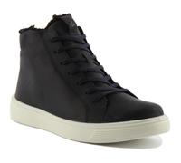 ECCO Street Tray K - Botte imperméable enfant en cuir nubuck marine 40