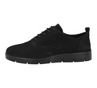 ECCO Womens Bella Soft Nubuck Leather Lace Up Shoes, Noir Noir 001, 3.5/4 UK
