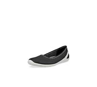 ECCO Women's Biom Lite Skimmer Ballerina Sneaker, Black, 6-6.5
