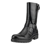 ECCO Women's Modtray Moto Boot Mid Calf, Noir, 2/2.5 UK