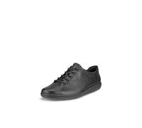 Ecco Baskets Soft 2.0 Tie Femme – Noir, semelle noire – 39 EU