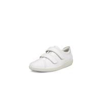 ECCO Women's Soft 2.0 Low-Top Sneakers, Blanc Brillant, 38 EU