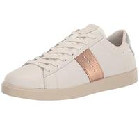 ECCO Femme Street Lite Shoes, White/Hammered Bronze/Pure Silver, 42 EU