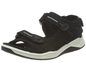 ECCO X-TRINSICK, Sandales Plates, Noir, 32 EU