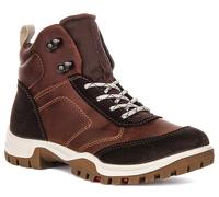 Ecco Xpedition Bottes Femme Imperméables À Lacets Doublées En Brun EU 37-42