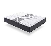 ECCOX - Matelas viscoélastique Luxury Memory Graphène - Hauteur 30 cm - Cœur HR en Mousse Haute adaptabilité - Visco Graphène + Supersoft Haute densité - Fermeté Moyenne-Haute (100 x 190 cm)