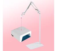 eccuslon Lampe de pédicure UV 78 W - Lampe de pédicure suspendue - Lampe UV sans fil pour pieds - Lampe LED sur le bras - Sans fil - Lampe de sol pour ongles (support uniquement)