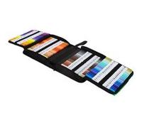 ECD Germany 120 Feutres Coloriage, Set Peinture á Base d'Eau Double Fibre, Marqueurs à G