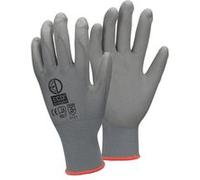 ECD Germany 72 Paires de Gants de Travail en PU - Taille 7-S - Couleur Gris - Élastique - Gris G
