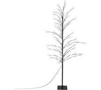 ECD Germany Arbre LED avec 480 LED Blanc Chaud, 180 cm, Arbre Lumineux avec Minuterie, Schwarz G