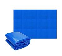 ECD Germany Bâche Solaire de Piscine Rectangulaire 600x400 cm Bleue, Couverture Thermique, Épaisseur de 400µm, Film à Bulles Découpable, Effet Chauffant Écologique, Anti-Évaporation et Saletés