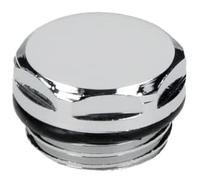 ECD Germany Bouchon de Radiateur - 1/2" pouces - Auto-obturant - Chromé - en Laiton Chromé - Bouchon de Radiateur - Bouchon d'Obturation Raccord à Vis