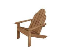ECD Germany Chaise de Jardin Adirondack, en Bois Massif de Sapin, 92,5x70x89cm, Marron, Brun