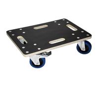 ECD Germany Chariot à Roulettes avec 2 à Frein - 35 x 50 cm - Jusqu'à 800 kg - Plaque de sérigraphie - Roues en Caoutchouc