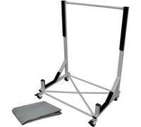 Chariot Hardtop Capote Support Rigide Toit Rangement - Acier - Argent - 76,5 x