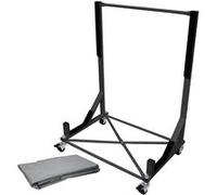 Chariot Hardtop Capote Support Rigide Toit Rangement - Acier - Noir - 76,5 x