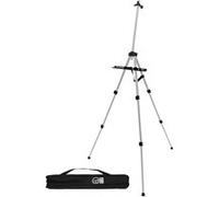 ECD Germany Chevalet d'Atelier en Aluminium, Argent, Hauteur Réglable de 50 à 156 cm, pour G
