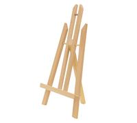 ECD Germany Chevalet de Table en Bois, 40,5 cm de Haut, Pliable, Réglable, pour Présentation de Toiles et Cadres, Événements, Expositions, avec Support pour Accessoires, Chevalet Assis à Trois Pieds