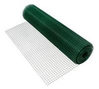 ECD Germany Grillage pour Volière Maille 1mx10m Mailles, 25x25 mm, Épaisseur du fil 0,9 Grün