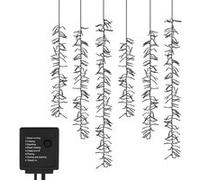 ECD Germany Guirlande Lumineuse LED avec 480 LED, Blanc Chaud, avec 8 Modes d'Éclairage + Schwarz G