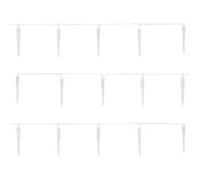 ECD Germany Guirlandes Lumineuses 40 LED Stalactites, Blanc Froid, 5,7m+ 5m Câble, 8 Modes Blanc