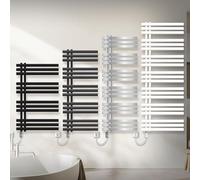 ECD Germany Iron EM Electric Design Radiateur de salle de bain 900W - 500 x 1600 mm - Blanc - sèche-serviettes