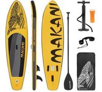 Planche de Stand Up, Paddle Gonflable Makani, 320x80x15 cm, Jaune, PVC,