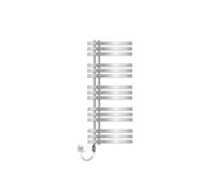 ECD Germany Radiateur Design Radiateur Sèche Serviette Porte Serviette Mural 500 x 1200 Chrome avec Chauffe-eau 900W