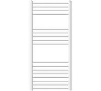 ECD Germany Radiateur Design Sahara - 600 x 1200 mm - Blanc - avec Raccord Latéral 500 mm