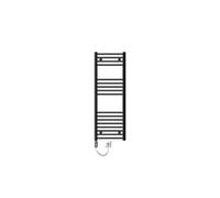 ECD Germany Radiateur Électrique avec Élément Chauffant 1200W - 400 x 1200 mm - Anthracite - Connexion Latéral - Forme Droit - Kit Montage Mural Inclus - Sèche-Serviettes Sahara pour Salle de Bain