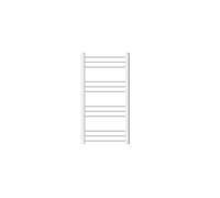 ECD Germany Radiateur sèche-serviettes - 500 x 800 mm - blanc - courbé avec raccordement latéral - pas électrique