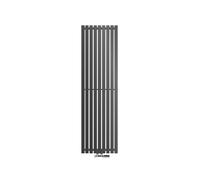 ECD Germany Radiateur Stella Non Électrique - 480 x 1600 mm - Anthracite - Connexion Central - avec Kit de Raccordement Mural