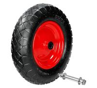 Roue de Brouette Pneumatique à Air 4.80/4.00-8 - Ø 390 mm - Deux Couches de