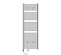 ECD Germany Sahara sèche-serviettes électrique avec résistance 900W Grande puissance - 600 x 1800 mm Chrome