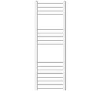 ECD Germany Sèche-Serviettes Design Sahara - 400 x 1200 mm - Blanc - Connexion Latéral - Blanc