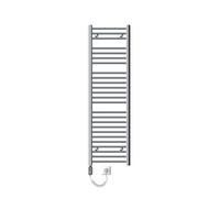 ECD Germany Sèche-serviettes droit 400 x 1500 mm chrome électrique 1200W