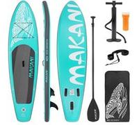 ECD Germany Stand Up Paddle Board Gonflable Makani | 320 x 80 x 15 cm | jusqu'à 120 kg | Türkis G