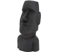 Statue de l'Île de Pâques Moai Rapa Nui Figure de Tête 53,5 cm Haut, Résine de