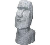 ECD Germany Statue Décorative Île de Pâques Rapa NUI Moai Tête 53,5 cm Haut Figure Résine Gris G