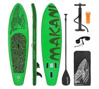 ECD Germany SUP Board Stand Up Paddle Surf Gonflable Makani | 320 x 82 x 15 cm | charge 150kg | PVC | Vert | Planche de Surf