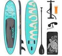 ECD Germany SUP Stand Up Surf Paddle Maona Gonflable 308 x 76 x 10 cm jusqu'à 120kg Turquoise G