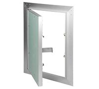 ECD Germany Trappe de Révision Visite 200 x 300 mm - Plaque de plâtre 12,5mm - Porte Mur de Maintenance Panneau Volet d´Inspection Nettoyage Entretien de Accès Contrôle 20x30cm pour locaux humides
