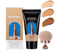Ecdf Fond De Teint Jambes Waterproof,Ecdf Maquillage Corps,Body Coverage Perfector,Fond De Teint Essence,Long-Lasting Sweat-Proof Coverage Concealer,Pour Couvrir Le Tatouage,Longue Durée (B+Brush)