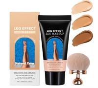 Ecdf Fond De Teint Jambes Waterproof,Ecdf Maquillage Corps,Body Coverage Perfector,Fond De Teint Essence,Long-Lasting Sweat-Proof Coverage Concealer,Pour Couvrir Le Tatouage,Longue Durée (C+Brush)