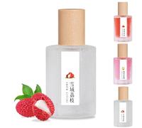 ECDF Parfum Aux Phéromones Pour Femme,Peach Spray parfumé, longue durée, parfum fruit et floral, parfum pastèque/pêche, vaporisateurs de brume naturelle et de brume pour le corps (Litchi)