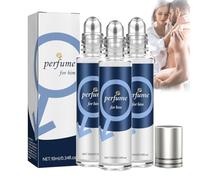 Ecdf Parfum Pheromone Pour Homme, Cologne à L'huile Infusée Aux Phéromones à Bille, Sexy Roller Pheromone Parfums Pour Homme, Cologne Parfum Aux Phéromones Pour Hommes (3PC)