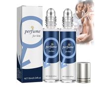 Ecdf Parfum Pheromone Pour Homme, Cologne à L'huile Infusée Aux Phéromones à Bille, Sexy Roller Pheromone Parfums Pour Homme, Cologne Parfum Aux Phéromones Pour Hommes (2PC)
