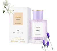 Ecdf Pheromone Parfum Femme, 50ml Eclat De Femme Elixir De Pheromone, Parfum Vanille Feromone Pour Femme, Parfums D'huile De Floral Longue Durée De Pour Femmes (Lavande Lys)