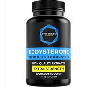 Ecdystérone - Tribulus Terrestris, Complément alimentaire par Synergie Nutrition - 400 mg d'extrait de Tribulus 90%+ de saponines - 400 mg d'extrait de Leuzea 20:1 - 60 doses quotidiennes