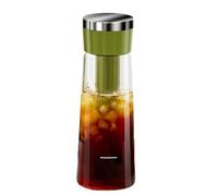 Eced Coffee Maker - Pitcher à froide de 750 ml, filtre à café de qualité supérieure | Appuyez sur le presse-café avec filtre en maille amovible, système Easy Brew, café froid riche